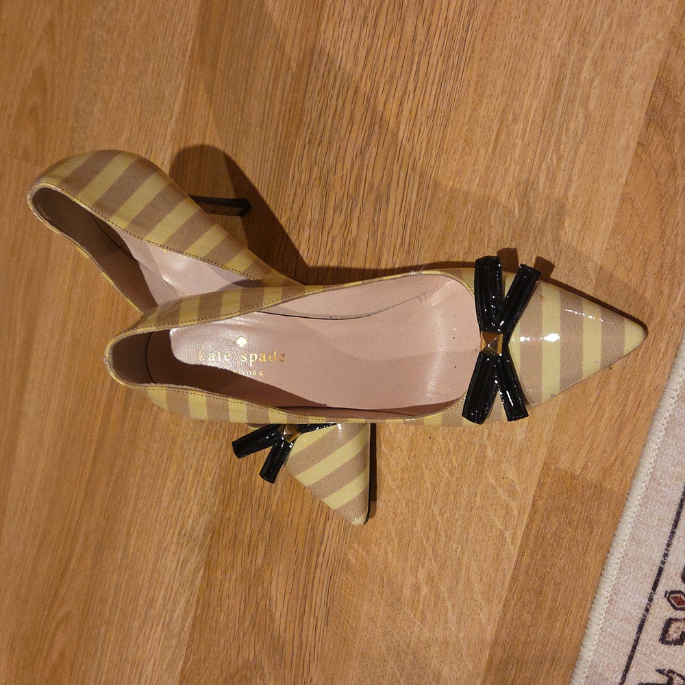 Kate Spade Striped Heels